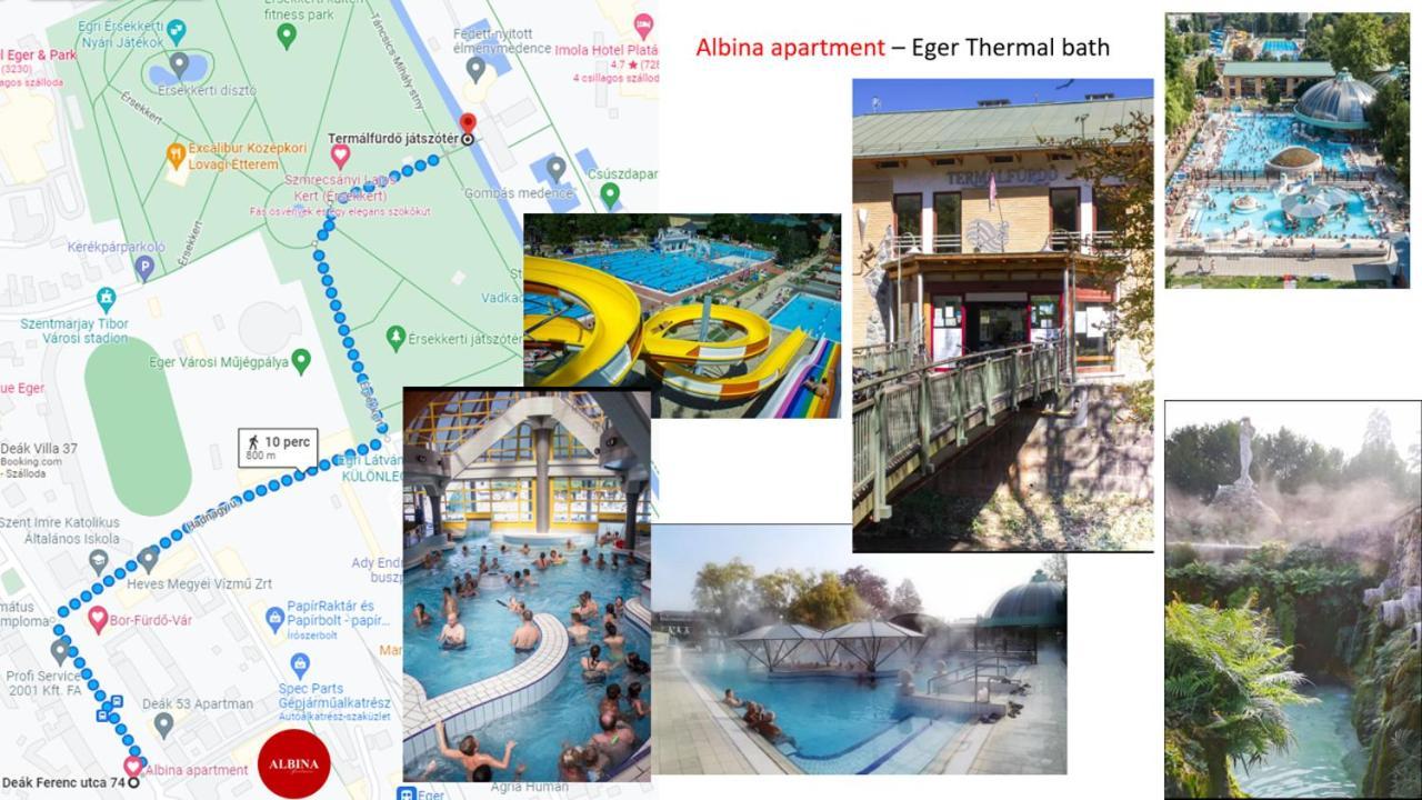 Albina Apartman Eger Exterior foto